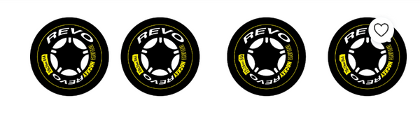 Jeu de roues pour patins de Roller Hockey Revo Junior