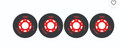 Jeu de roues pour patins de Roller Hockey Revo Senior